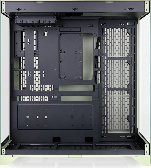 Thermaltake CTE E550 MX, grün, Glasfenster