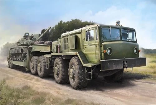 Trumpeter MAZ-537G Late Production type with MAZ/ChMZAP-5247G semitrailer