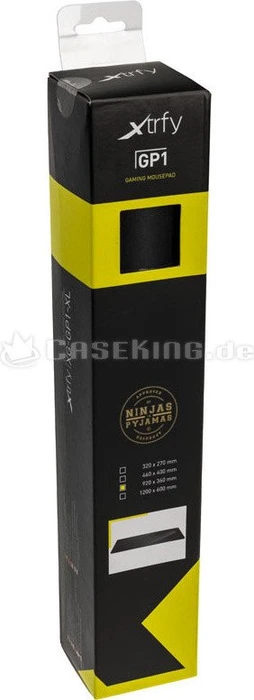 Cherry Xtrfy GP1 XL Mauspad schwarz/gelb
