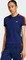 adidas 3-Streifen Slim T-Shirt kurzarm night indigo/better scarlet/white (Damen) Vorschaubild