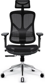 Diablo Chairs V-Basic Ergonomischer Bürostuhl, schwarz/schwarz