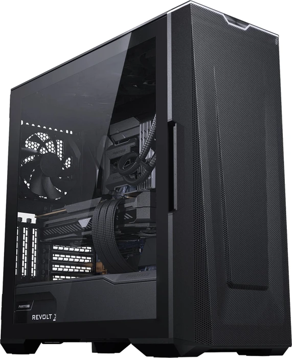Phanteks Eclipse G500A Performance, schwarz, Glasfenster