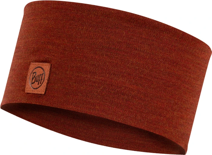 Buff Solid Merino Wide Stirnband