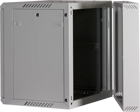Rockstable 19" Wandschrank 12HE, Sicherheitsglastür, IP2X, weiß, 600mm tief