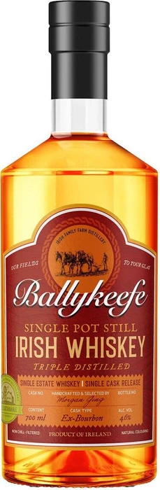 Ballykeefe Single Pot Still Irish Whiskey 700ml