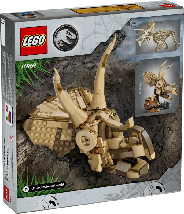 LEGO Jurassic World - Dinosaurier-Fossilien: Triceratops-Schädel