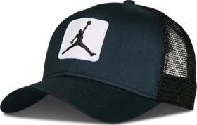 Nike Jordan Rise strukturierte Kappe schwarz/weiß