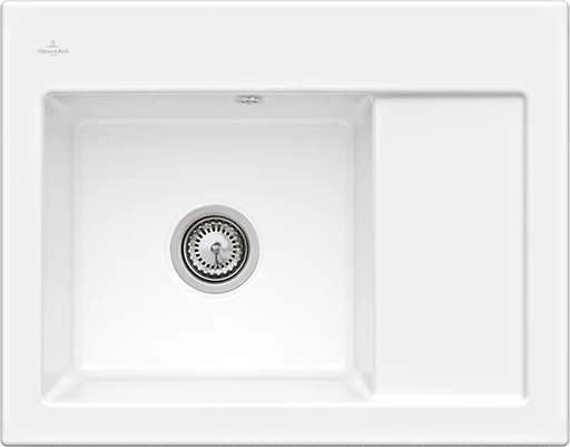 Villeroy & Boch Subway 45 Compact Einbau Becken links weiß alpin