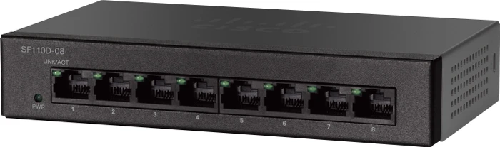 Cisco SF110 Desktop Switch, 8x RJ-45