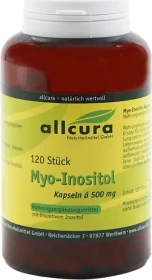 allcura Myo-Inositol 500mg Kapseln, 120 Stück