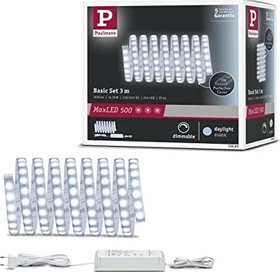 Paulmann MaxLED 500 Basisset LED-Streifen tageslichtweiß beschichtet 3m