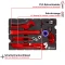 Einhell E-Case Inlay Sanitärinstallation Handwerkzeugset, 8-tlg. Vorschaubild