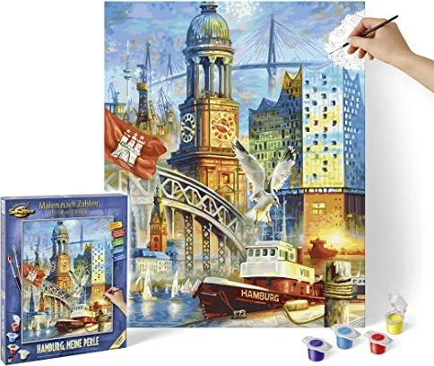 Schipper Arts & Crafts Malen nach Zahlen Hamburg, meine Perle