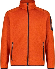 CMP Melange Knit Tech Heavy Fleece Jacke jaffa/b.blue (Herren)