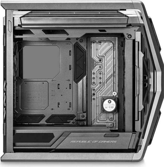 EK Water Blocks Quantum Line EK-Quantum Reflection² ROG Hyperion D5 PWM D-RGB, Verteilerplatte mit Pumpe, Acryl