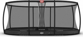 Berg Grand Champion InGround mit Sicherheitsnetz 470x310cm Trampolin grau