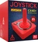 Atari CX40+ Wireless Joystick Ghost Edition Blinky rot Vorschaubild