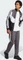 adidas Colorblock Trainingsanzug black/white/grey six (Herren) Vorschaubild