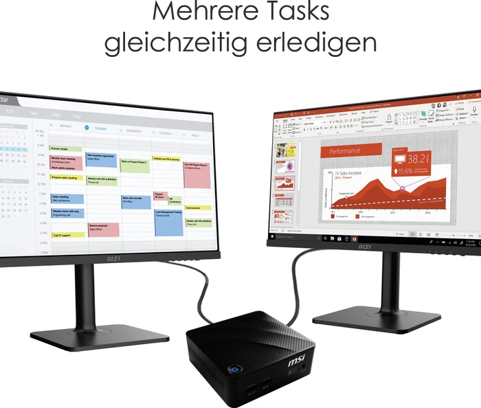 MSI Cubi N JSL-071DE, Pentium Silver N6000, 4GB RAM, 128GB SSD
