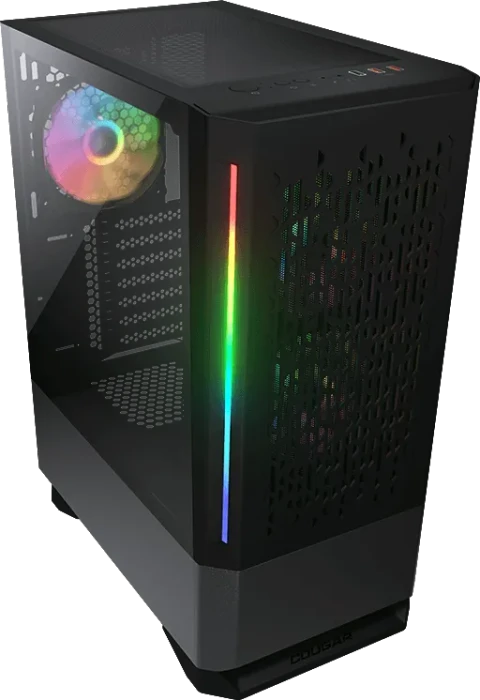 Cougar MX430 Air RGB, schwarz, Glasfenster