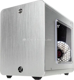 Raijintek Metis Plus, silber, Acrylfenster, Mini-ITX