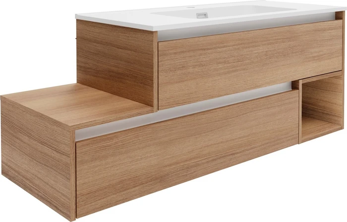 Fackelmann Vita L-Waschtisch-Unterschrank