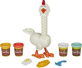 Hasbro Play-Doh Animal Crew Cluck-a-Dee Verrücktes Huhn