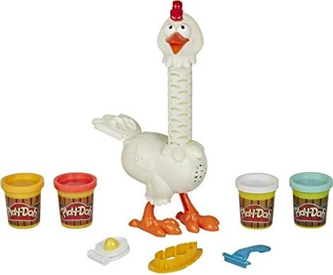 Hasbro Play-Doh Animal Crew Cluck-a-Dee Verrücktes Huhn