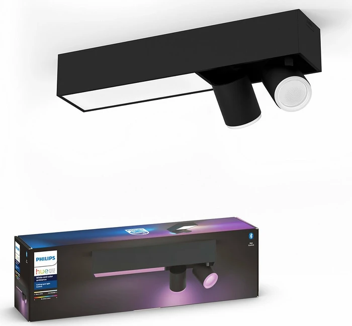 Philips Hue White and Color Ambiance Centris 2 Spot 3-flammig schwarz