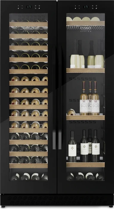 Caso WineChef Duo 122 Side-by-Side black