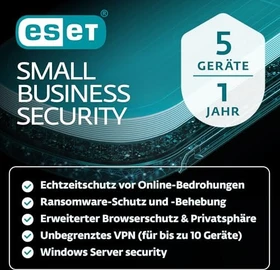 ESET Small Business Security, 5 User, 1 Jahr ESD (deutsch) (PC)