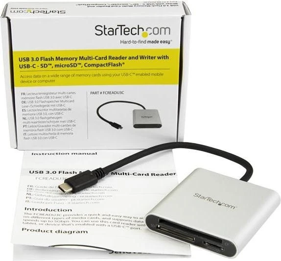 StarTech Multi-Slot-Cardreader, USB-C 3.0 [Stecker]