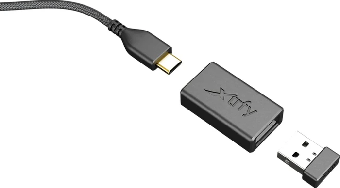 Xtrfy M8 Wireless schwarz, USB
