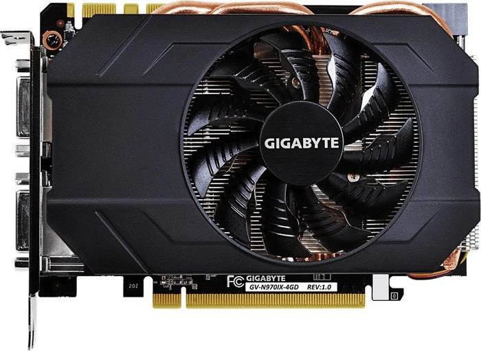 GIGABYTE GeForce GTX 970 Mini, 4GB GDDR5, 2x DVI, HDMI, 3x DP