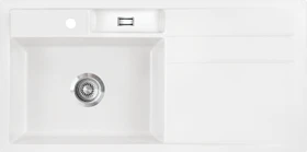systemceram Bela 100 F Einbau Becken links polar