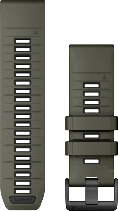 Garmin QuickFit Silikonarmband 26mm olive drab/black