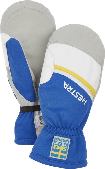 Hestra Windstopper Race Tracker Mitt Skihandschuhe royal blue/yellow
