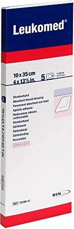 BSN medical Leukomed Pflaster steril, 10 x 35cm, 5 Stück
