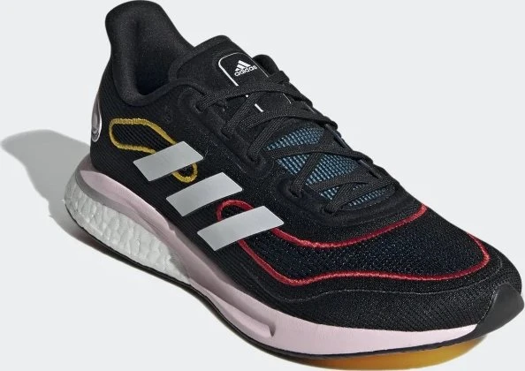 adidas Supernova core black/cloud white/vivid red (Damen)