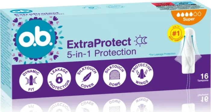 o.b. ExtraProtect Super Tampons, 16 Stück