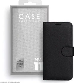 Case FortyFour No.11 für Samsung Galaxy S23+ Cross Grain Black