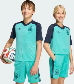adidas FIFA WM 2026 Deutschland Auswärts Aufwärmtrikot kurzarm flash aqua (Junior)