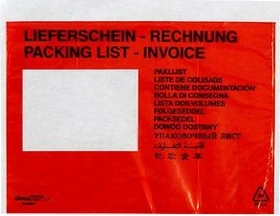 docuFIX Classic Lieferscheintaschen plus DIN C5, Aufdruck Lieferschschein/Rechnung, 250er-Pack