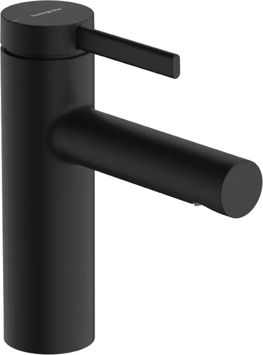 Hansgrohe Zesis S Einhebel-Waschtischarmatur 100 CoolStart mit Push-Open Ablaufgarnitur mattschwarz