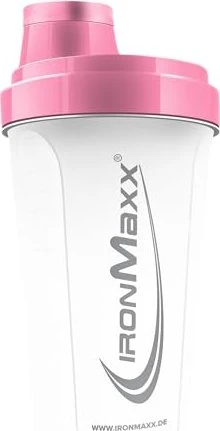 IronMaxx Shaker Trinkflasche 700ml frozen white/rosé