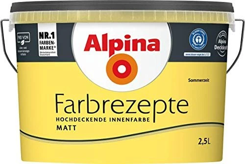 Alpina Farben Farbrezepte Innenfarbe sommerzeit matt, 2.5l