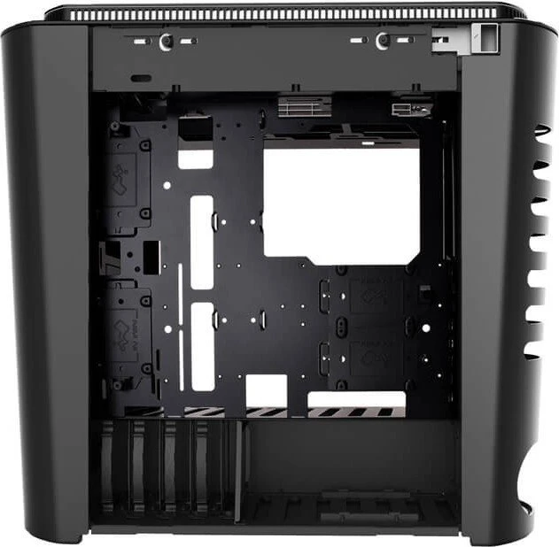 In Win 915, schwarz, Glasfenster