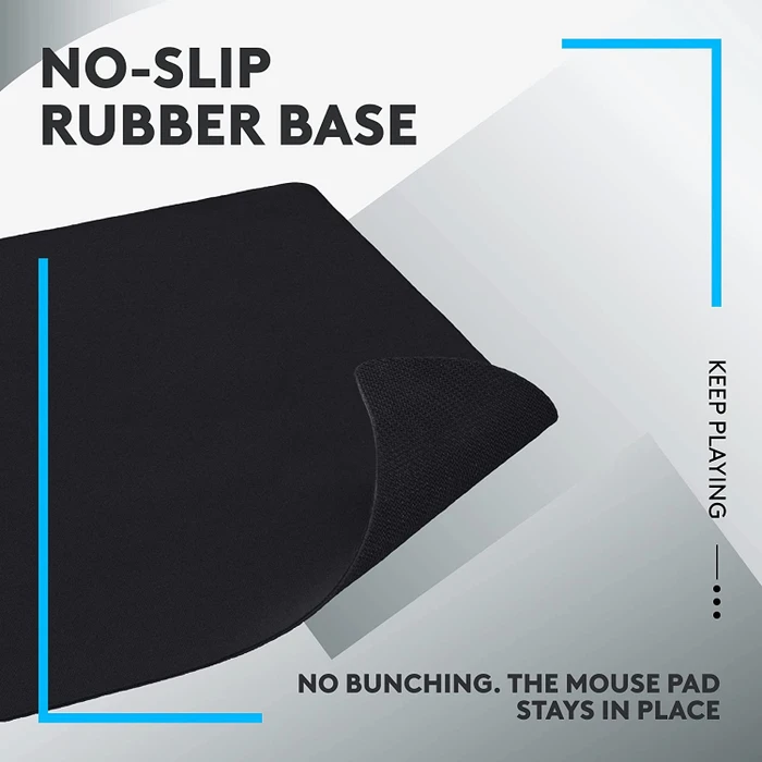 Logitech G240 Cloth Gaming Mousepad, 340x280mm, schwarz