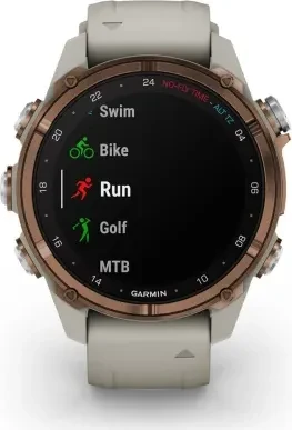 Garmin Descent Mk3i 43mm mit Silikonarmband bronze/french grey