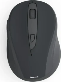 Hama WM-400 Silent Wireless 6-Button Mouse schwarz/grau, USB